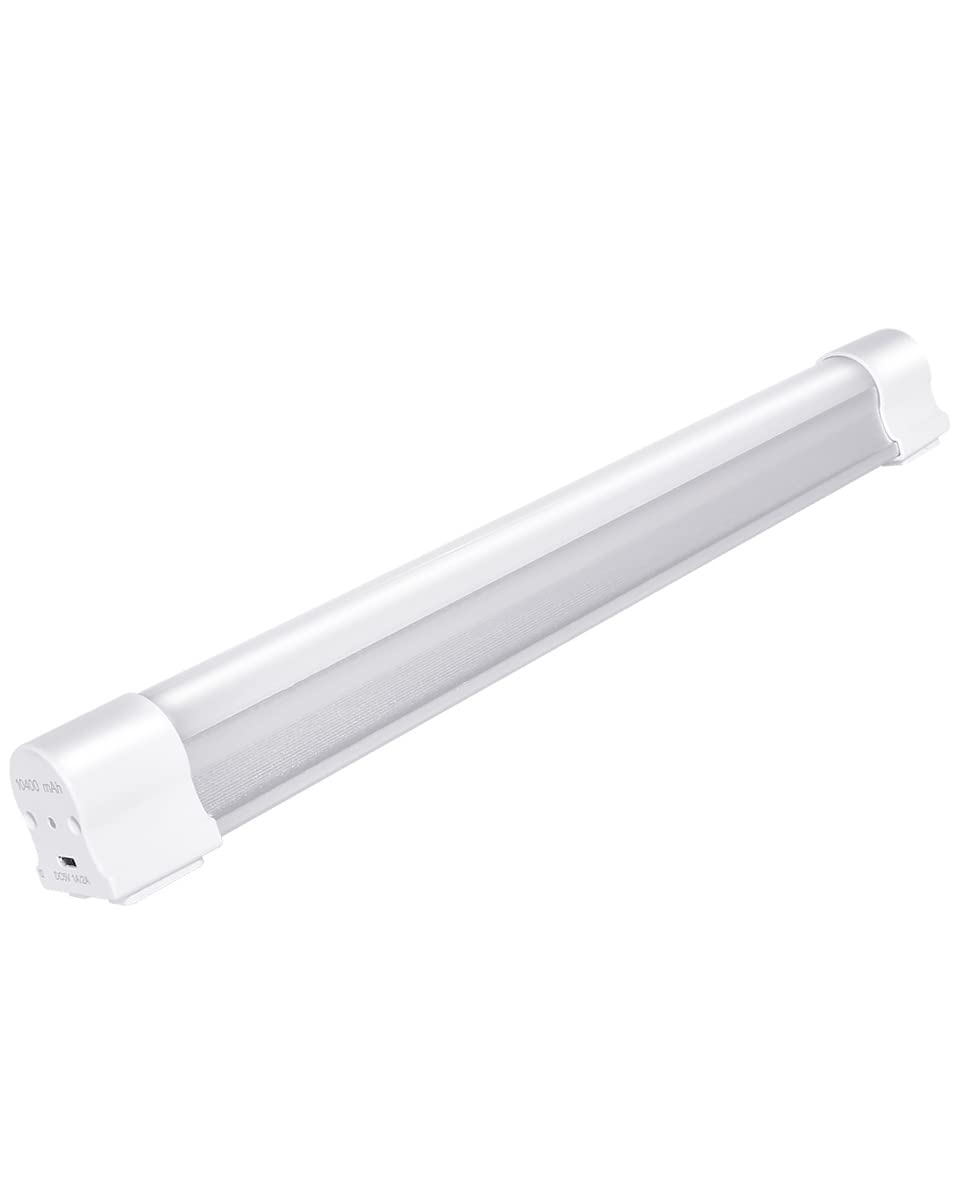 LED Tube Magnetic Work Light 6000Lumens 10400mAh USB Rechargeable S43491