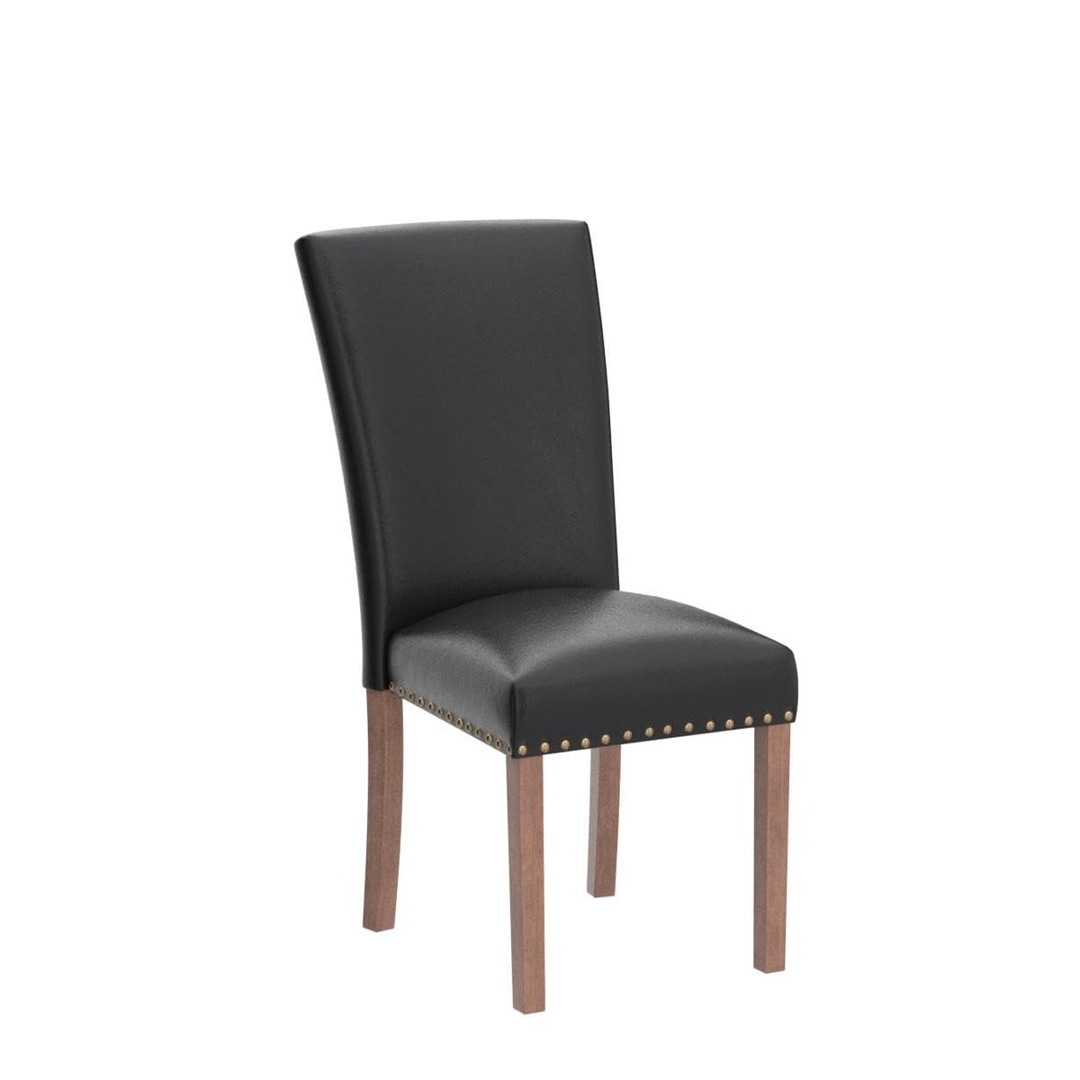 High Back Upholstered Dining Chairs Set of 2 Black J66963