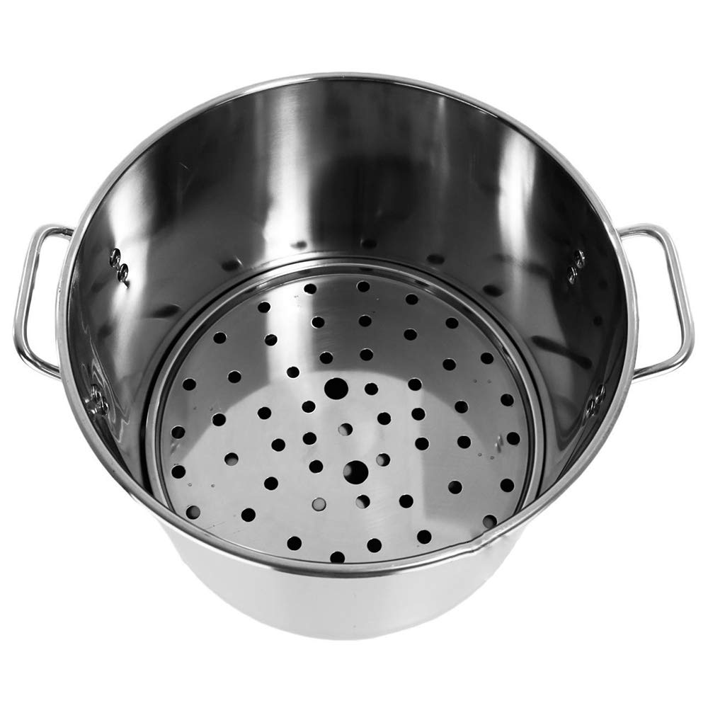 60 QT Stainless Steel Stock Pot Steamer O3030