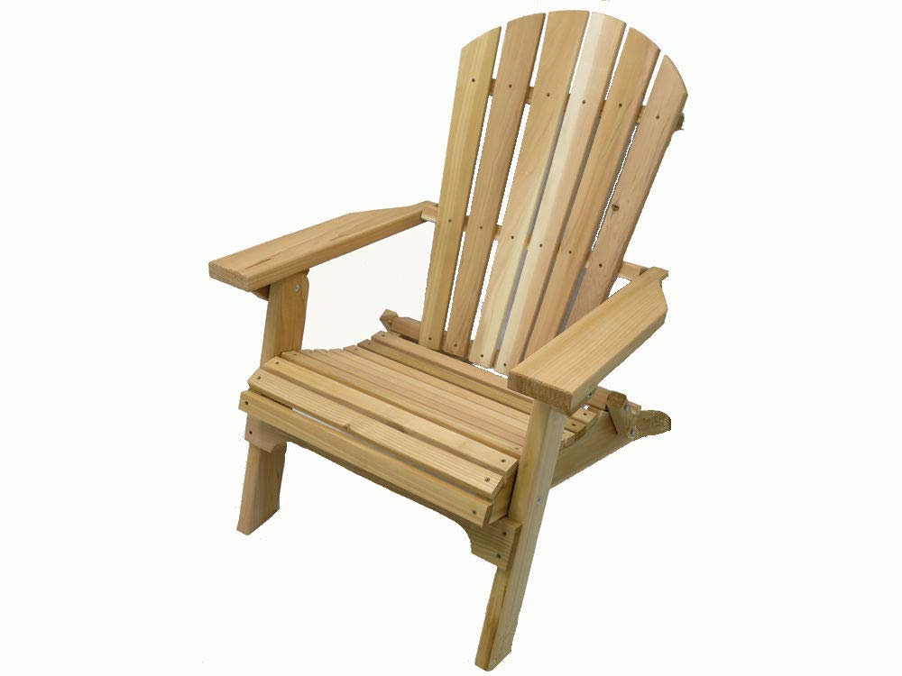 Folding Natural Cedar Adirondack Chair P72581