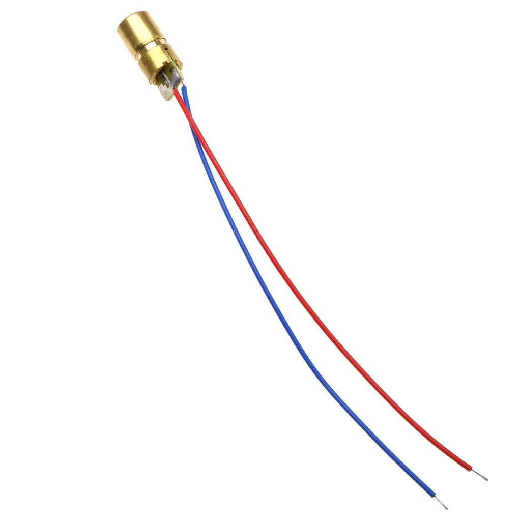 10-Pack 3.3V 650nm Mini Red Laser Dot Diode Module 6mm 5mW X4602