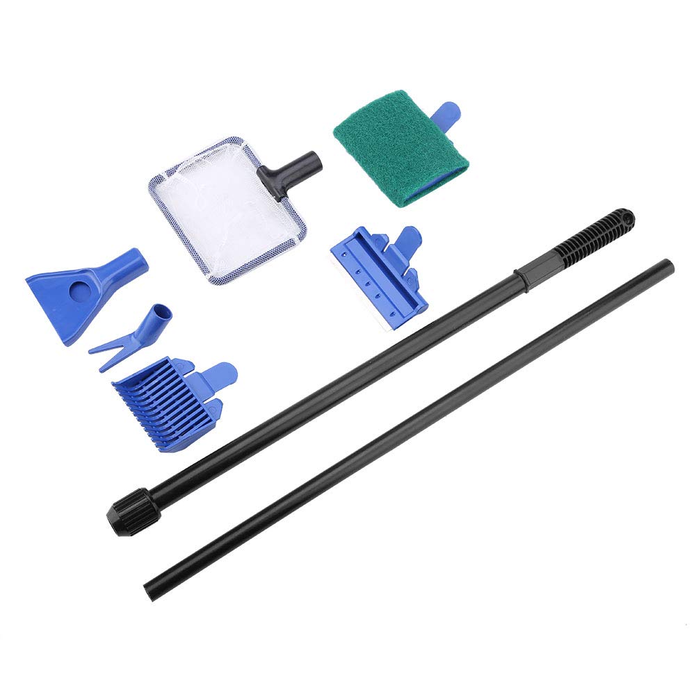 5 in 1 Retractable Aquarium Cleaning Kit with Stainless Steel Scraper G281512