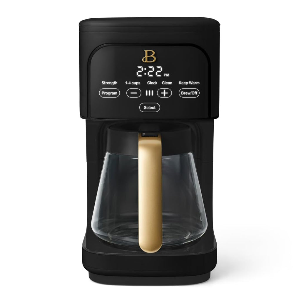 12 Cup Programmable Coffee Maker with Glass Carafe and Reusable Filter G96775