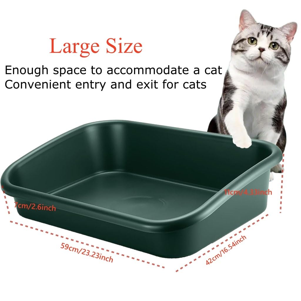 Extra Large High Sides Low Entry ABS Litter Box R68578