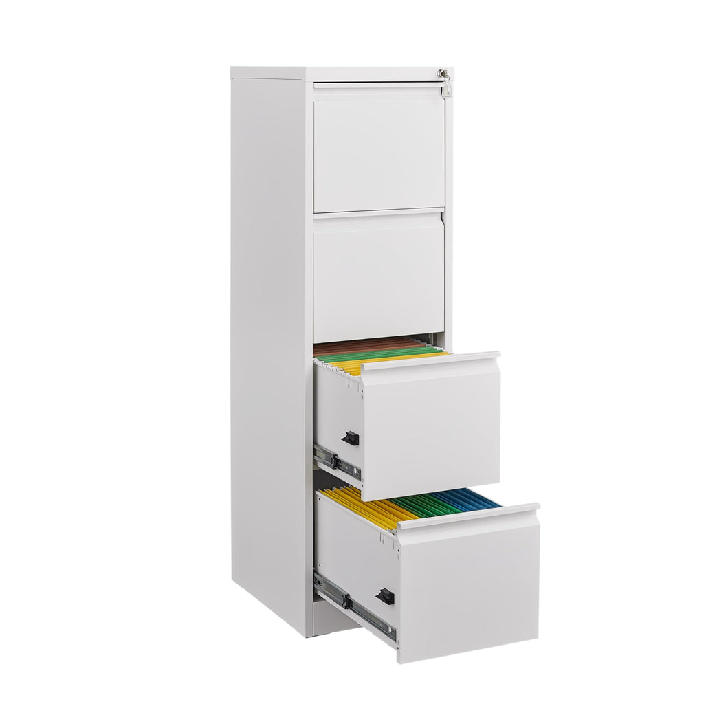 4 Drawer Vertical Metal File Cabinet with Lock R6058