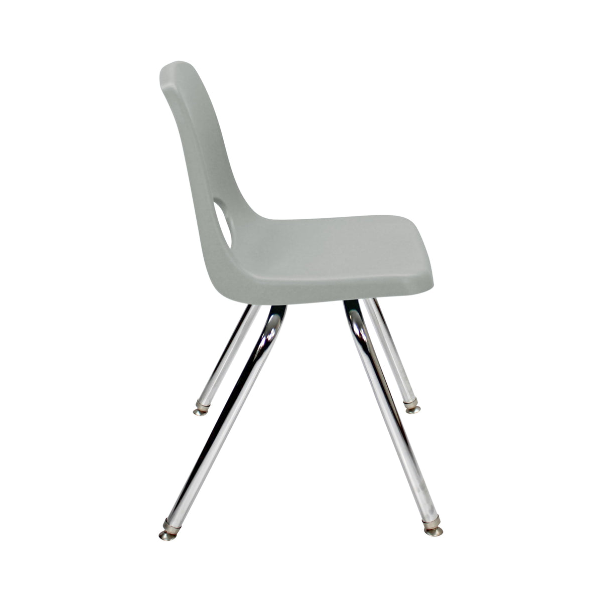16" Light Gray School Stack Chair 2-Pack R964