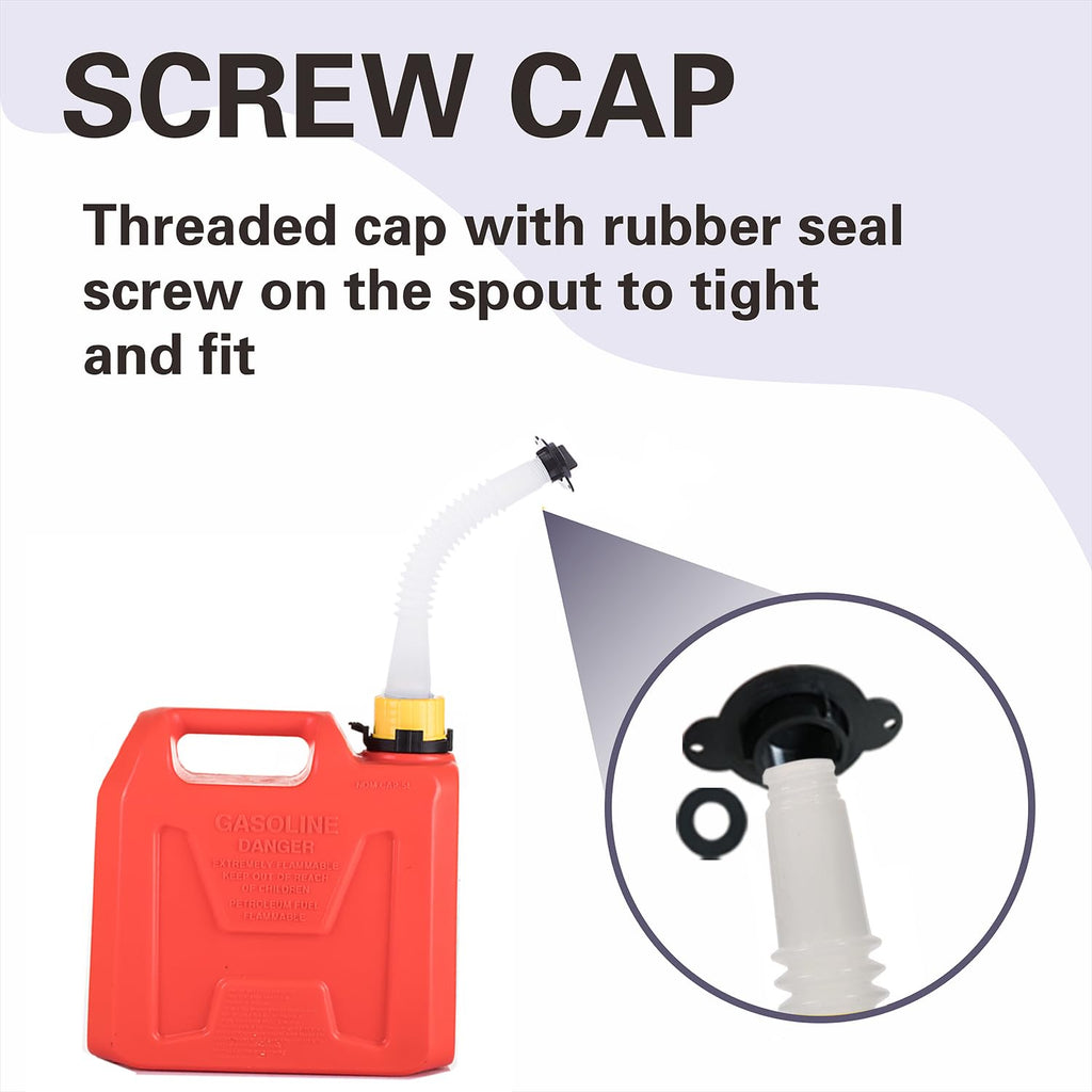 Gas Can Spout Replacement Kit with Flexible Pour Nozzle L81265