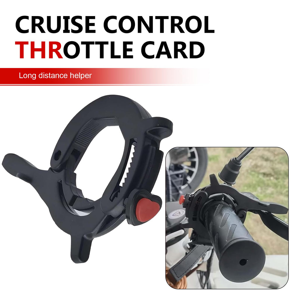 Motorcycle Throttle Lock Cruise Control 1.18"-1.57" Black D60203