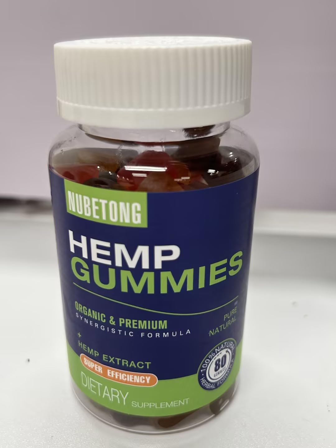 Organic Hemp Gummies Supplement 2 Packs F576310