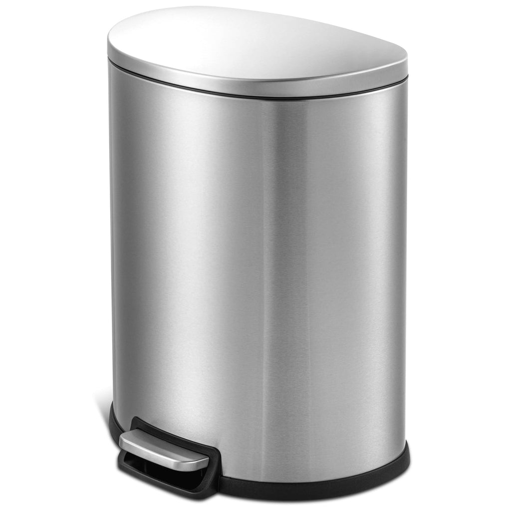 13.2 Gallon Stainless Steel Step-Up Trash Can F522