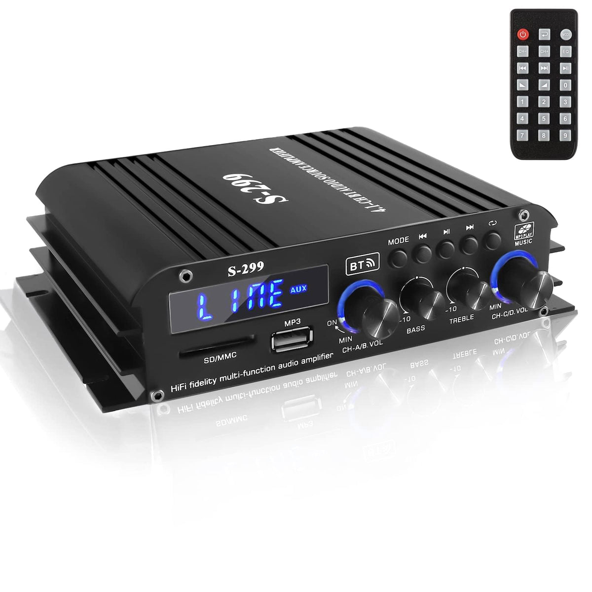 4.1 Channel Home Audio Amplifier Receiver Q98489