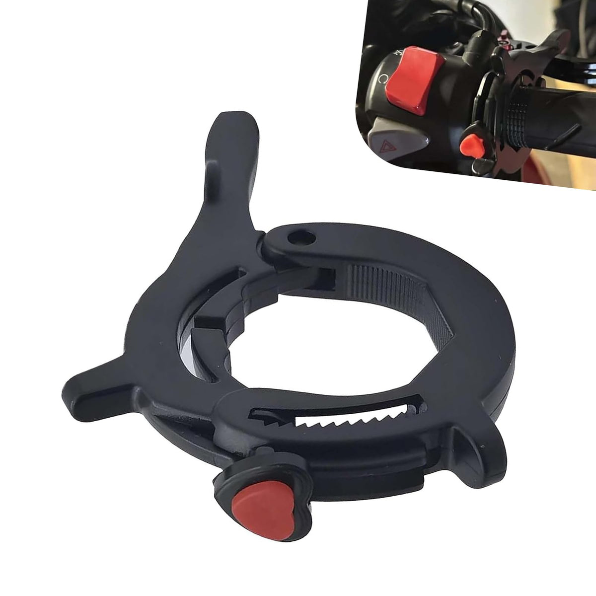 Motorcycle Throttle Lock Cruise Control 1.18"-1.57" Black D60203