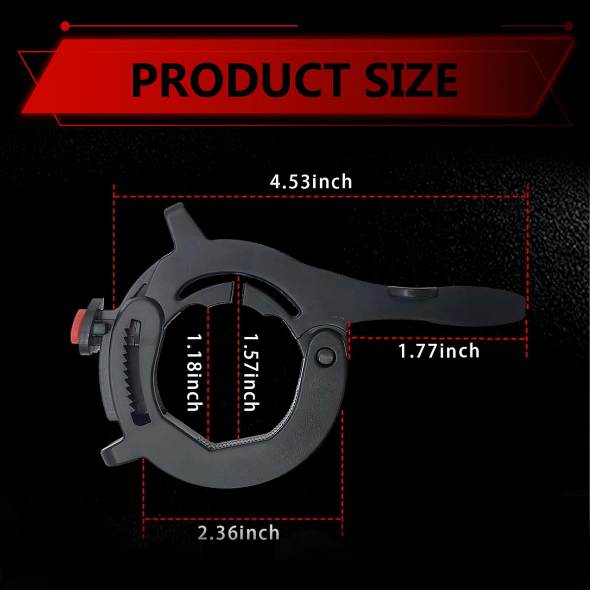 Motorcycle Throttle Lock Cruise Control 1.18"-1.57" Black D60203