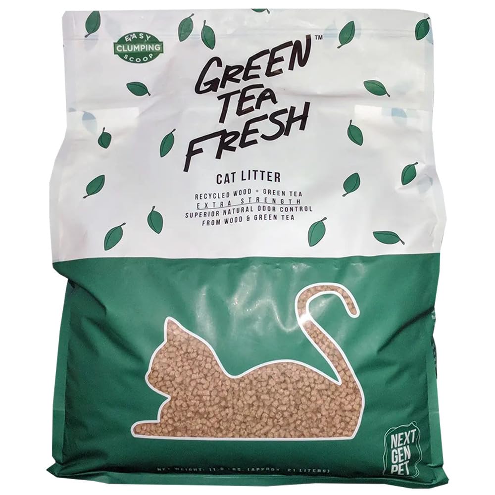 Green Tea Fresh Cat Litter 11.5 lb Bag Y986