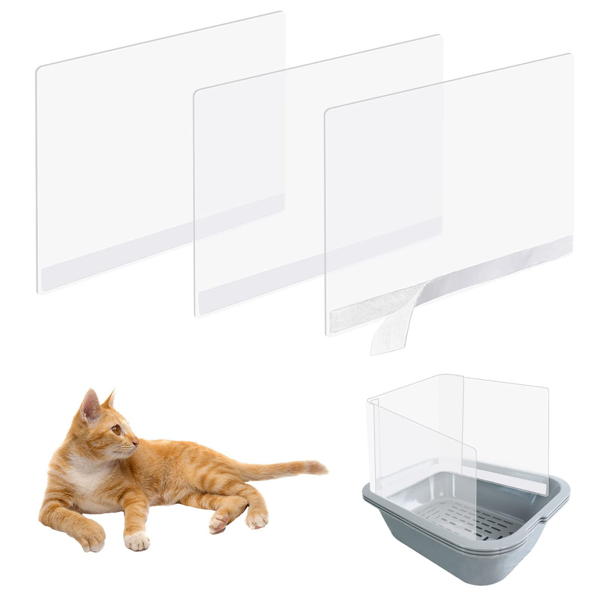 Cat Litter Box Pee Shields M73625