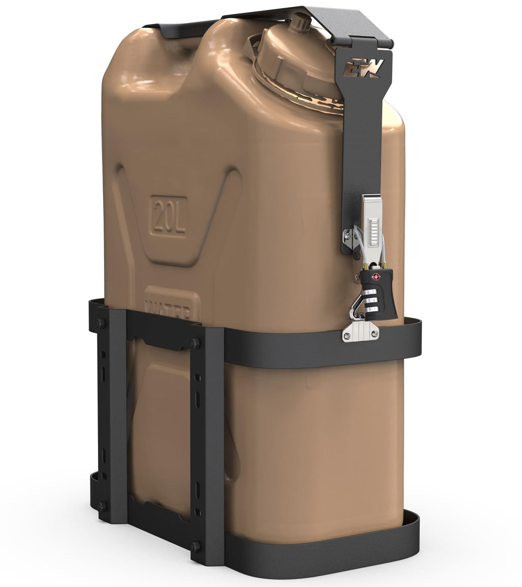 5 Gallon Water Container Mount Holder with Combination Lock B128500