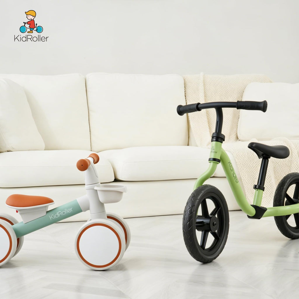Pink Toddler Balance Bike with Adjustable Seat and Front Basket J815