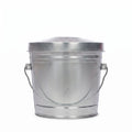 Galvanized Steel 6 Gallon Trash Can with Locking Lid G346