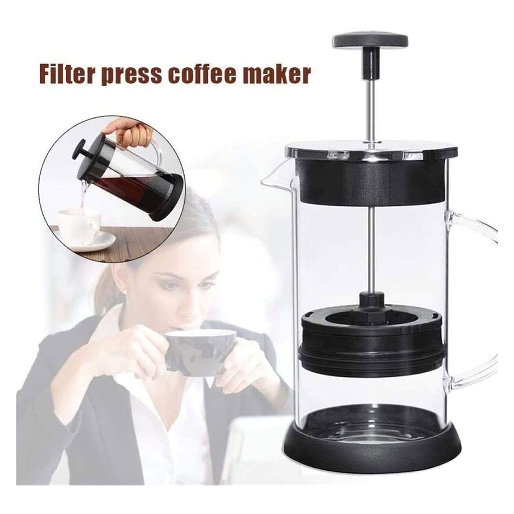 34 Oz Stainless Steel French Coffee Press with Triple Filters B209713