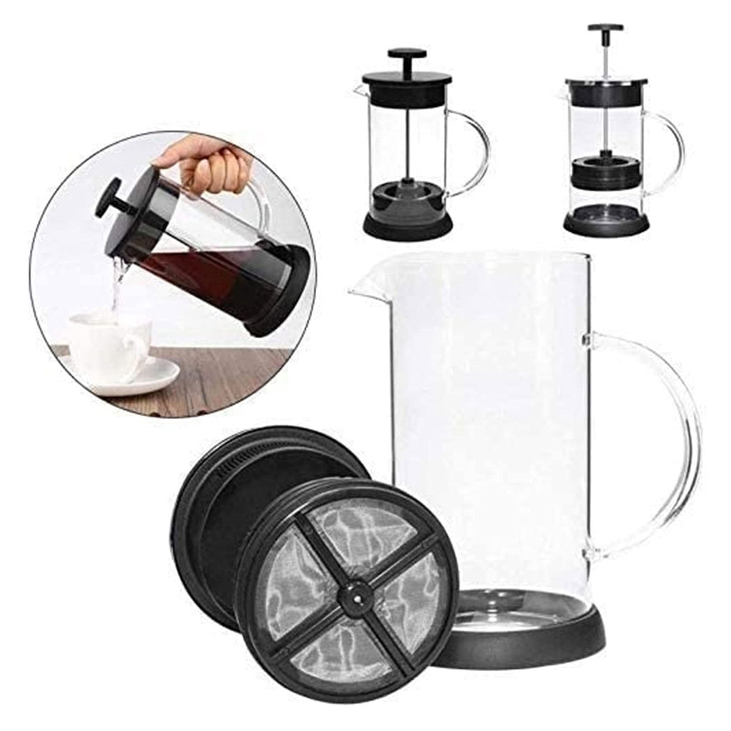 34 Oz Stainless Steel French Coffee Press with Triple Filters B209713
