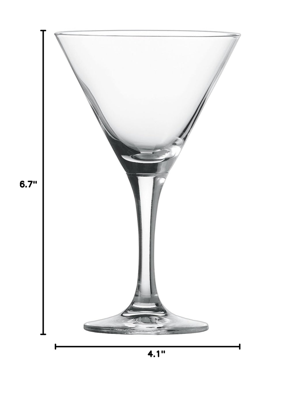 Tritan Crystal Martini Cocktail Glass Set of 6 I2799