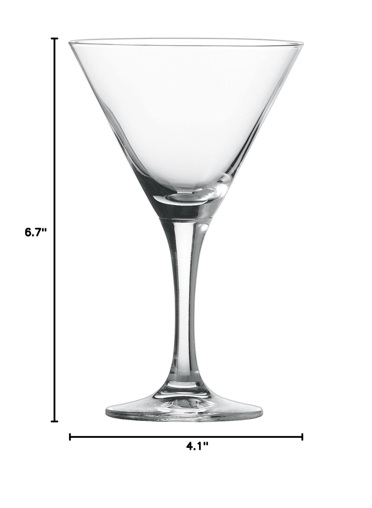 Tritan Crystal Martini Cocktail Glass Set of 6 I2799