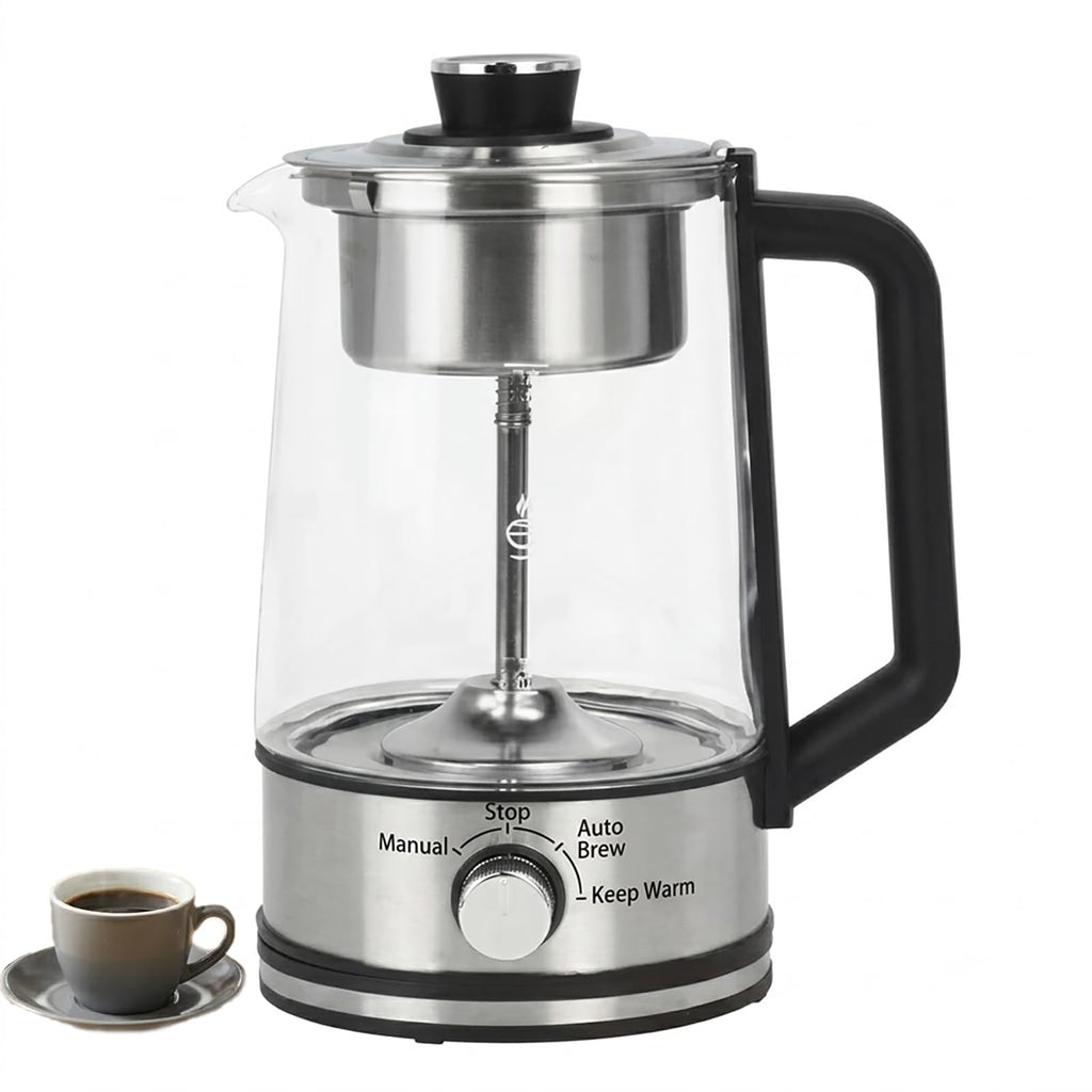 10-Cup Borosilicate Glass Electric Percolator Coffee Pot O892