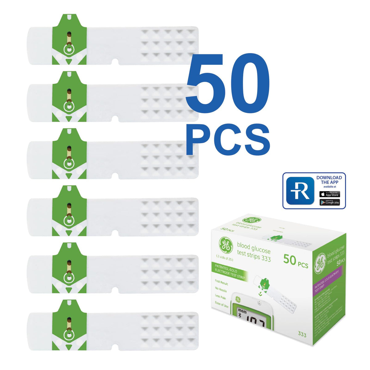Blood Glucose Test Strips, 50 Count N2482