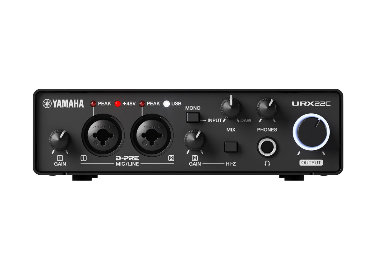 2-in/2-out USB-C Audio/MIDI Interface with 32-bit/192kHz Support, Black L92029
