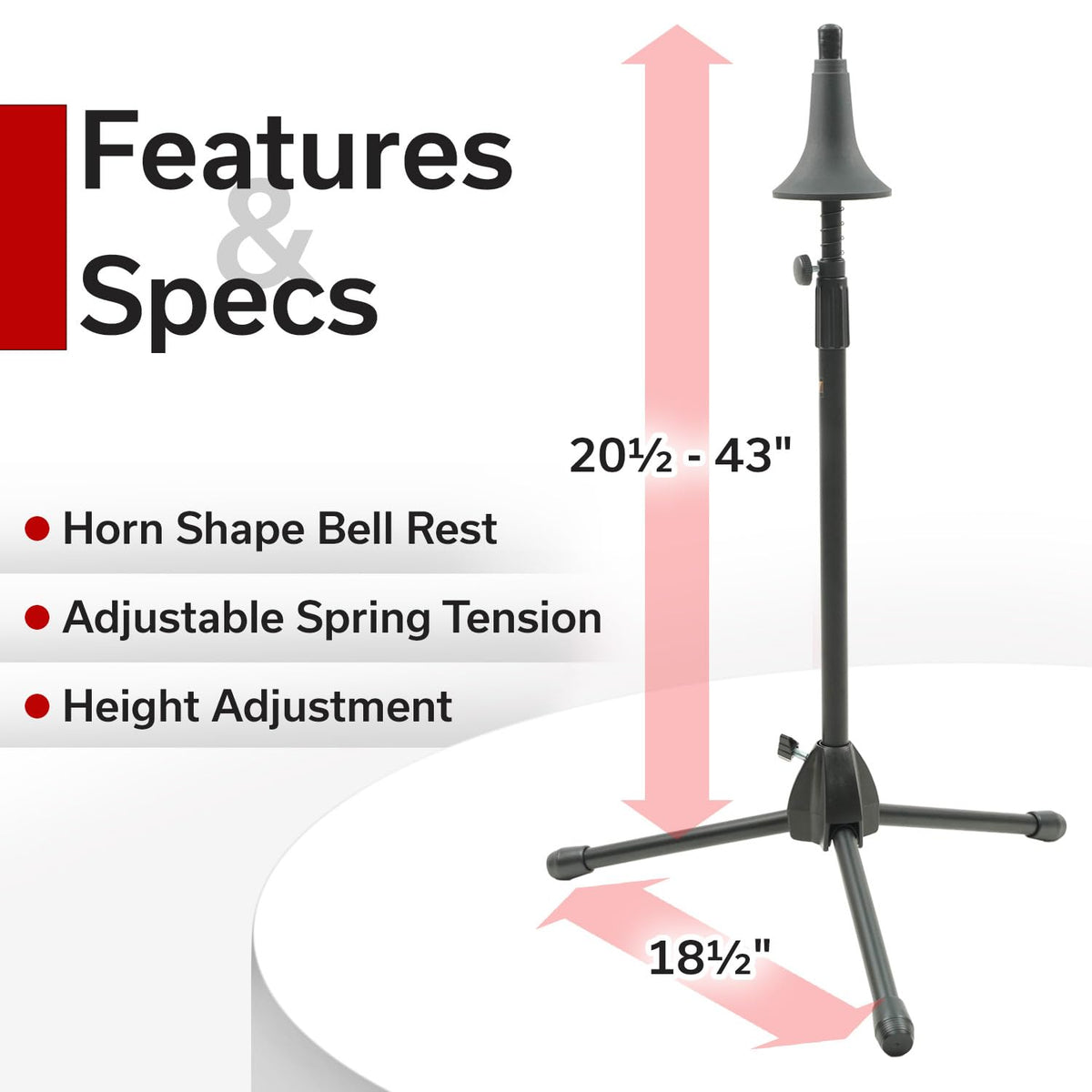 Trombone Stand with Tripod Base X226302