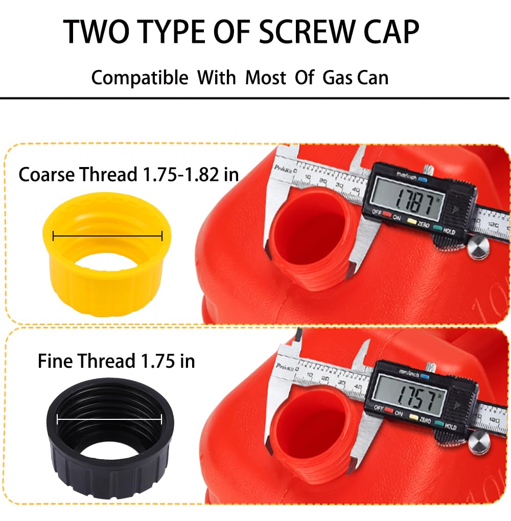 Gas Can Spout Replacement Kit with Flexible Pour Nozzle L81265