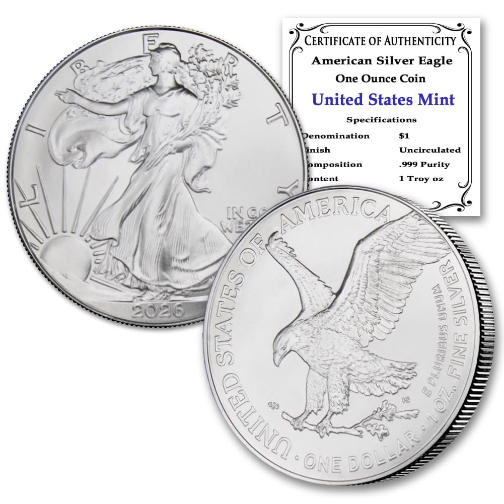 1 oz American Silver Eagle Coin Brilliant Uncirculated Z2330