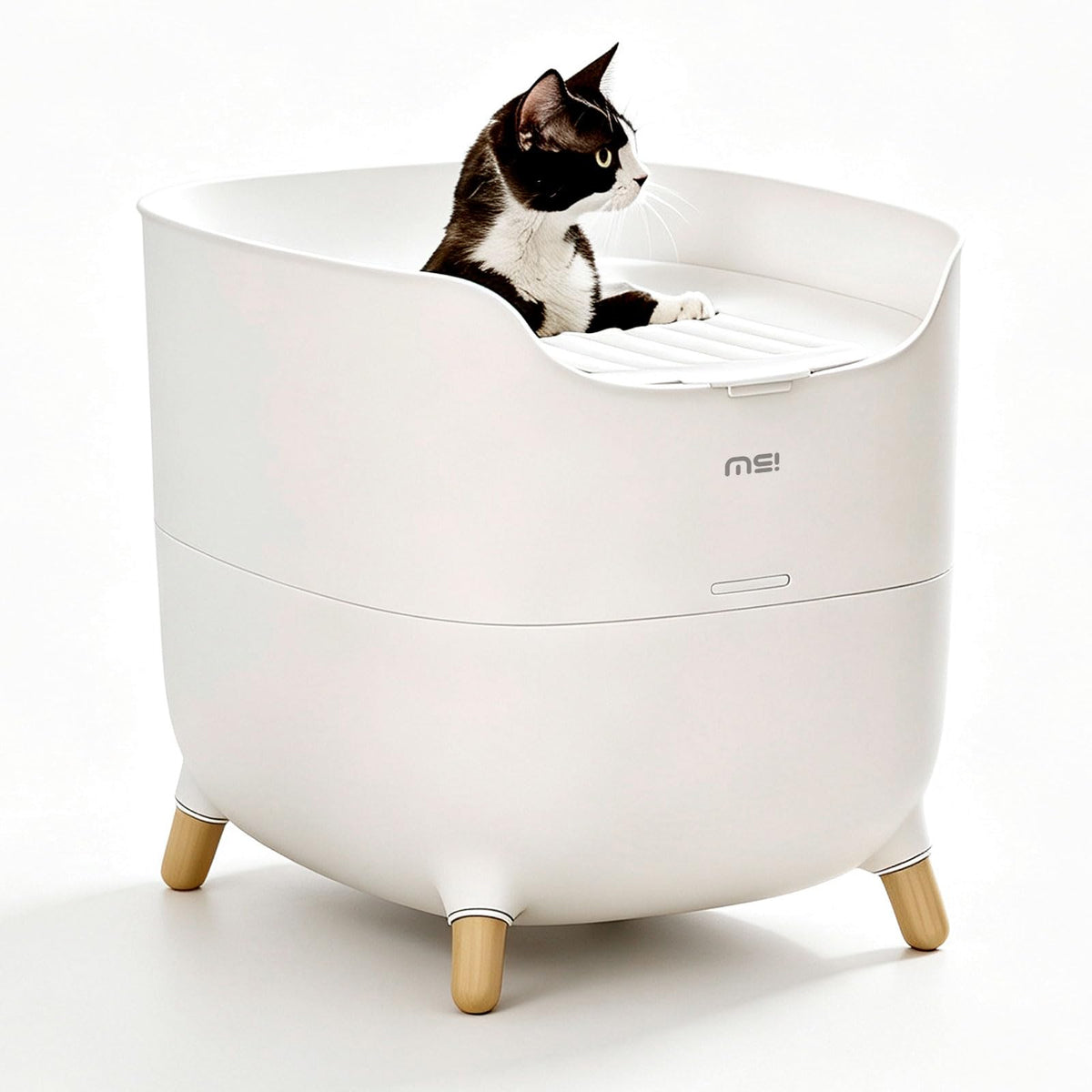 Large Top Entry Cat Litter Box with Scoop G7079