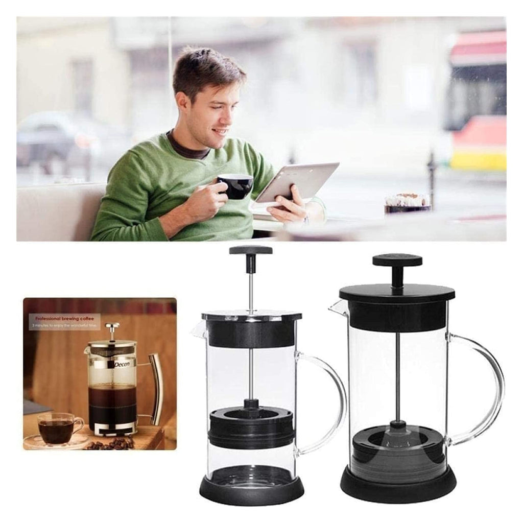 34 Oz Stainless Steel French Coffee Press with Triple Filters B209713
