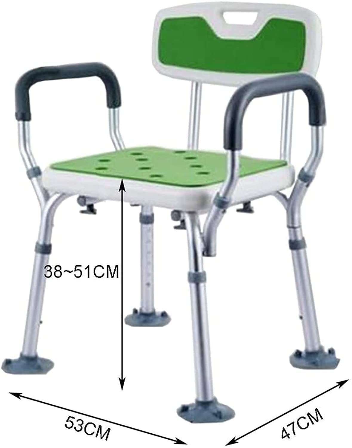 Adjustable Transfer Bench with Arms and Back K7762