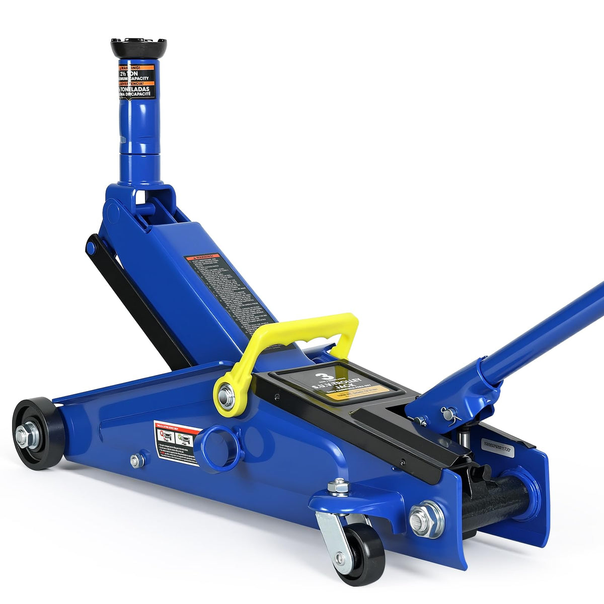 3 Ton Hydraulic Floor Jack, 6000 LBS Capacity, Blue I455165