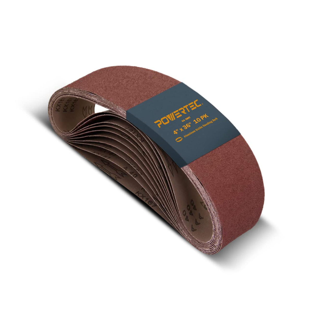 4 x 36 Inch 60 Grit Aluminum Oxide Sanding Belts E635