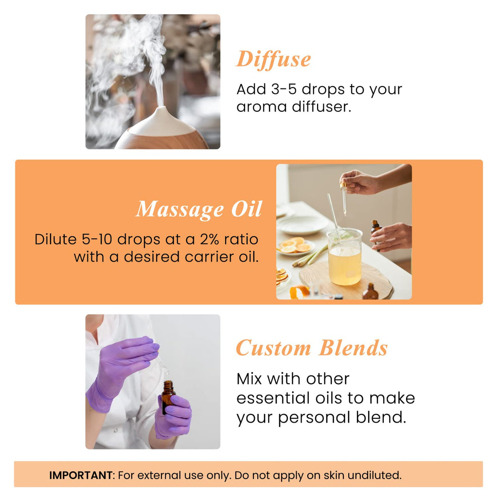 Sweet Orange Eucalyptus and Lavender Essential Oil 4 Fl. Oz K12548