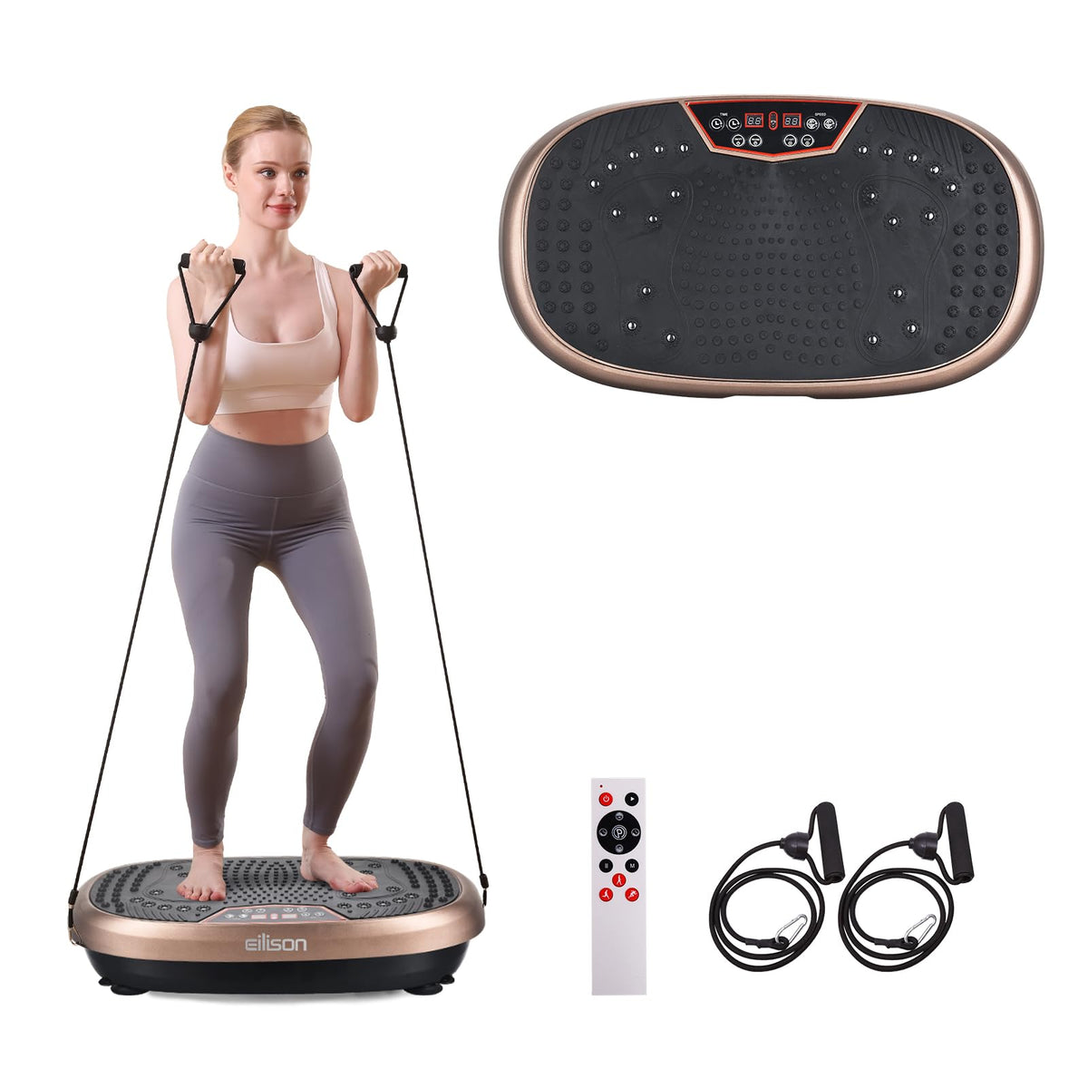 Vibration Plate Exercise Machine with 120 Speeds V3308