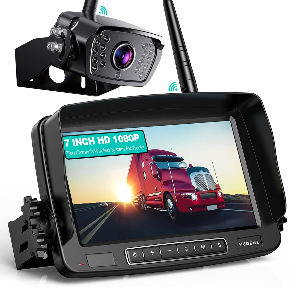 Wireless Backup Camera 7 Inch Monitor Rear View Camera System IP69 Waterproof Night Vision U59457
