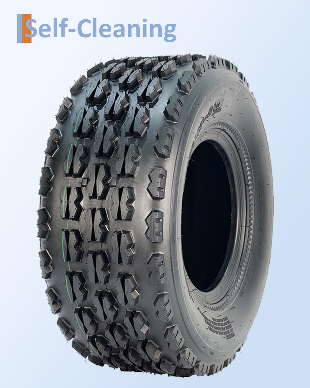 19x7-8 4 Ply Tubeless ATV UTV Tires Set of 2 S9644