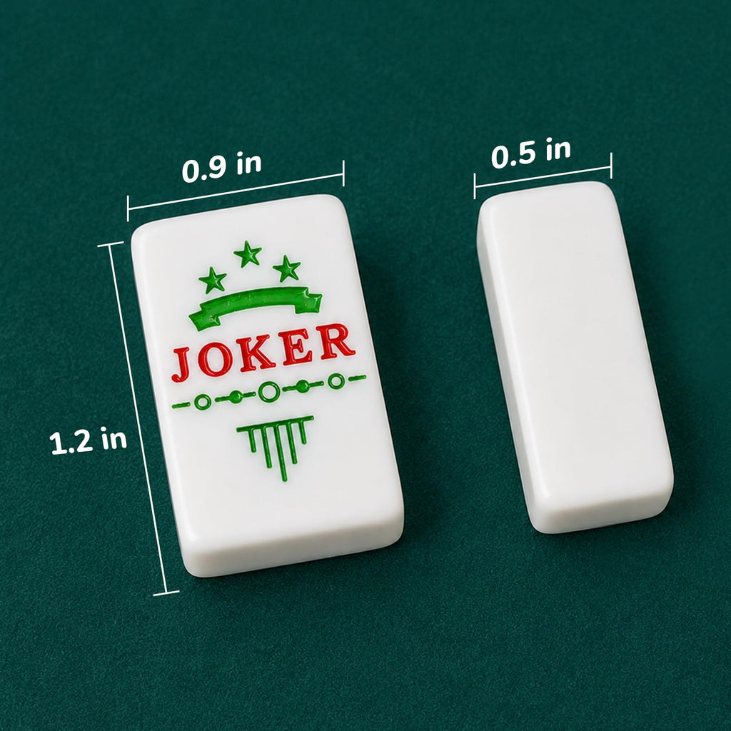 166 Mahjong Tiles 4 Racks 4 Pushers Mahjong Set L36712