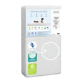 White Crib and Toddler Mattress with Removable Machine-Washable Cover G589725