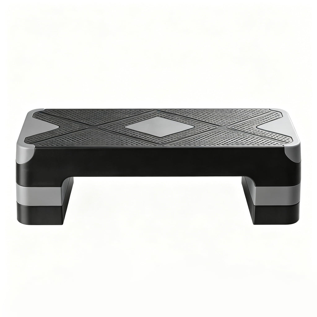 28-Inch Height Adjustable Aerobic Step Platform with 4 Risers K917873