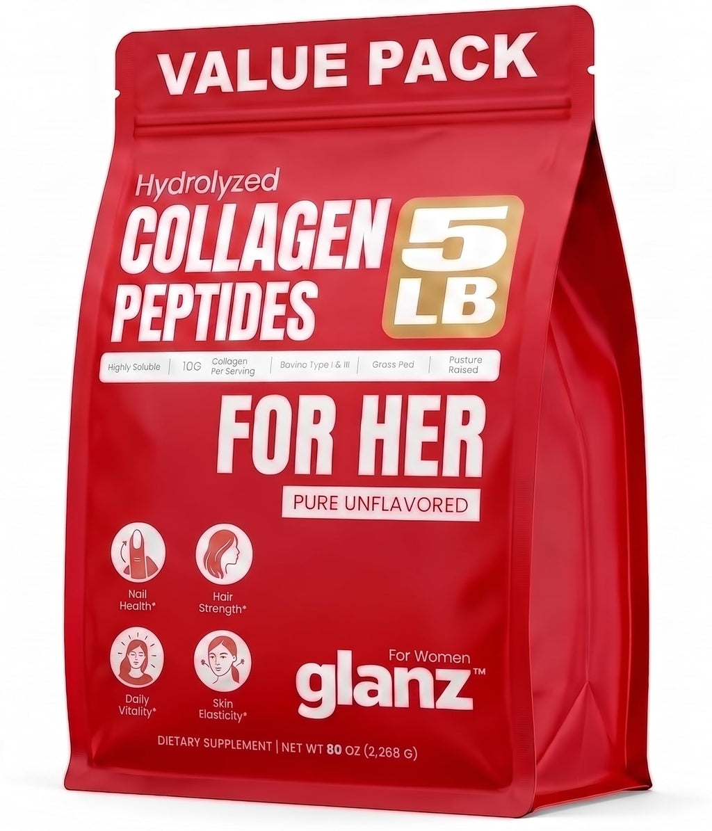 Unflavored Hydrolyzed Collagen Peptides Powder 5 lb F82521
