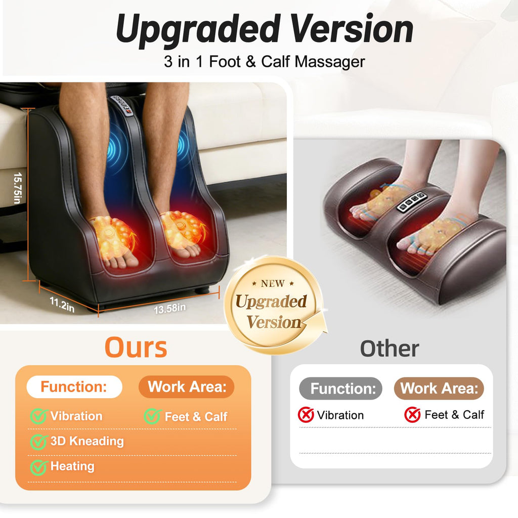 Full Body Massage Chair Pad with Neck Back Foot Shiatsu J9315