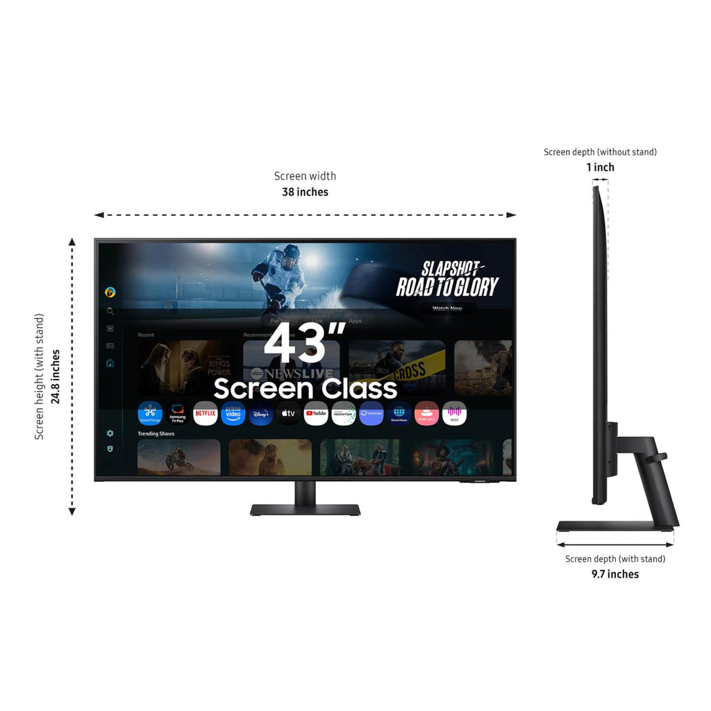 43” 4K UHD Smart Monitor U187