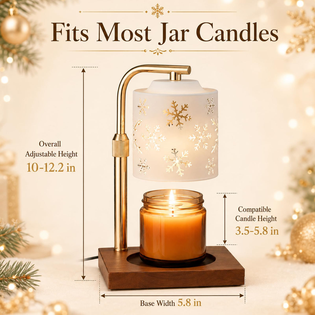 Christmas Candle Warmer Lamp with Timer Z624