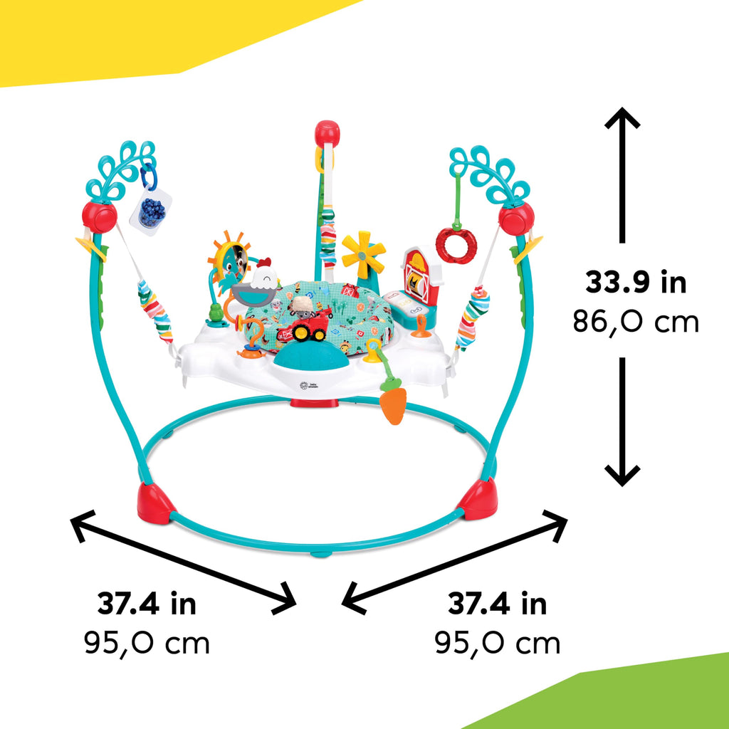 2-in-1 Baby Jumper Activity Center with Lights & Sounds Y320