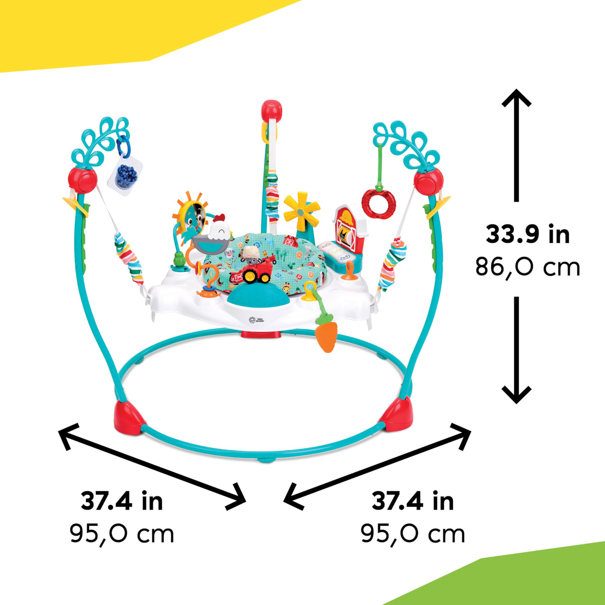 2-in-1 Baby Jumper Activity Center with Lights & Sounds Y320